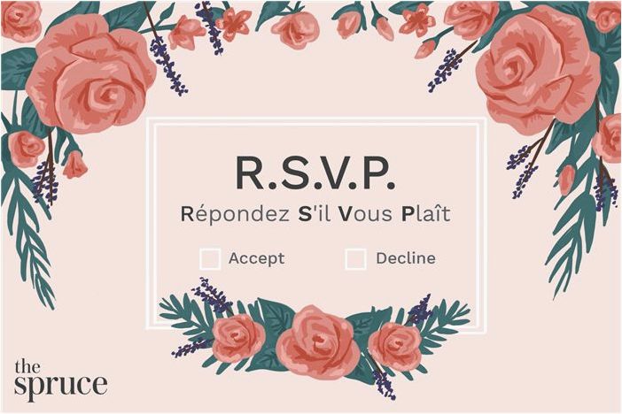 Что означает RSVP в приглашении?