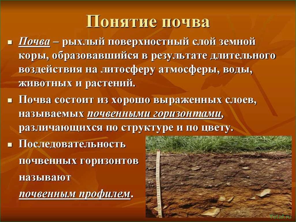 Понятие о почвенных добавках